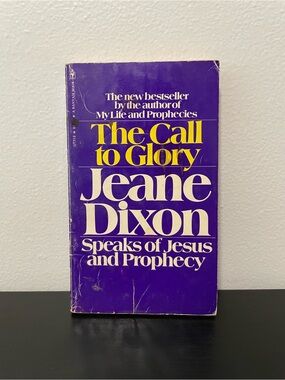 The Call To Glory Jeane Dixon Book Bantam 1973 Jesus Prophecy Paperback Vintage